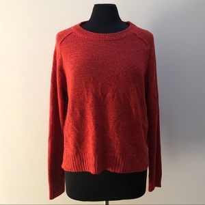 Burnt orange knit sweater